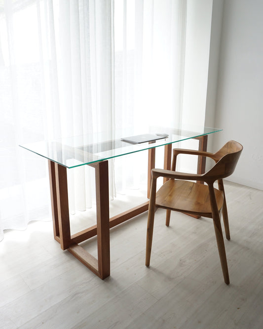 Salish Writing Table Solid Wood Sango Wood Co. Malaysia