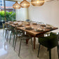 12 seater resin cast Raintree Slab Sango Wood Co. Malaysia