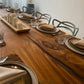 Resin-Cast Slab Dining Table
