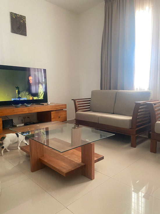 Custom Solid Wood Coffee Table by Sango Wood Co.