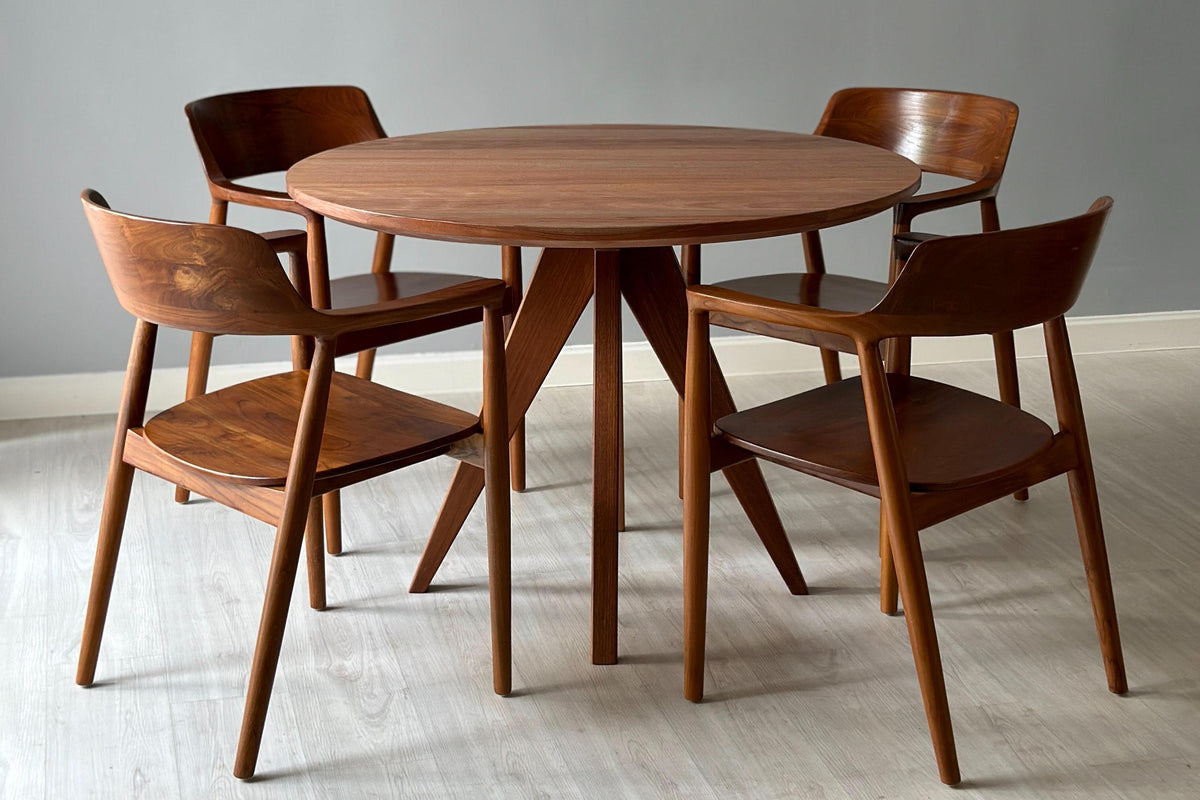 Jericho Solid Wood Dining Table Malaysia