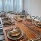 12 seater resin cast Raintree Slab Sango Wood Co. Malaysia