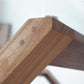 Robson Solid Nyatoh Wood Tempered Glass Top Dining Table Sango Wood Co.