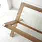 Robson Solid Nyatoh Wood Tempered Glass Top Dining Table Sango Wood Co. Malaysia